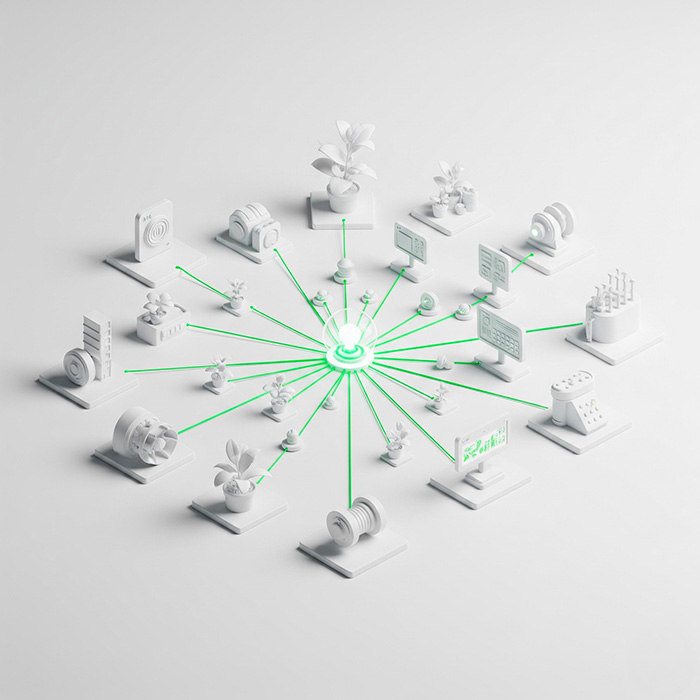 Illustrazione interconnessione