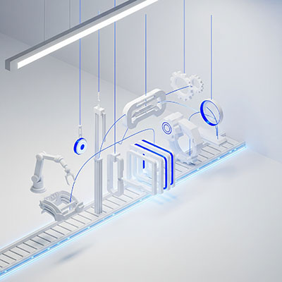 Illustrazione - Integrazione industriale e automotive