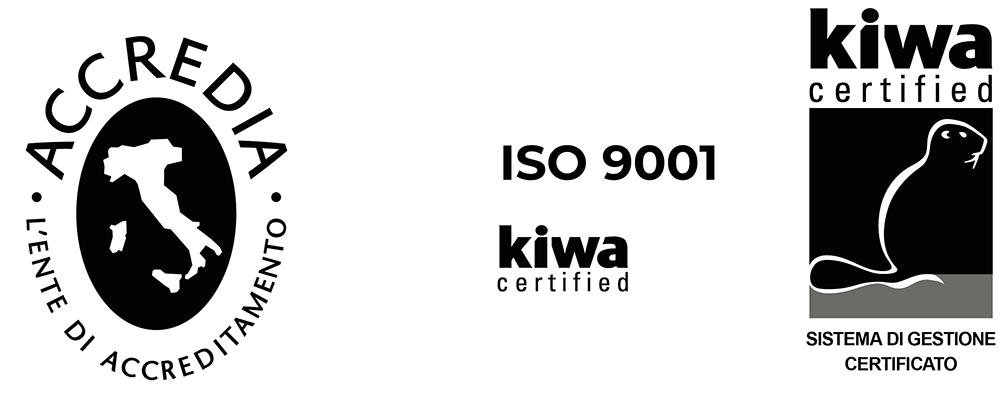 Badge Accredia - ISO 9001