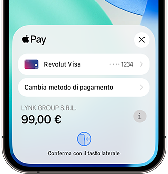 Mockup app pagamenti