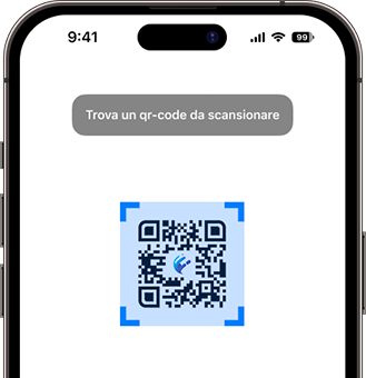 Mockup app scanner QR e Ottico